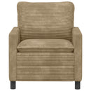 Sofa Gråbrun 76 x 81 x 87,5 cm Polyester