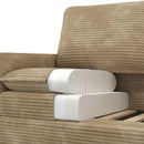 Sofa Gråbrun 76 x 81 x 87,5 cm Polyester