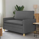 Sofa Mørkegrå 126 x 81 x 87,5 cm Stof