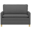 Sofa Mørkegrå 126 x 81 x 87,5 cm Stof