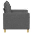 Sofa Mørkegrå 126 x 81 x 87,5 cm Stof
