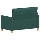 Sofa Mørkegrøn 126 x 81 x 87,5 cm Stof