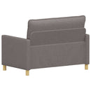 Sofa Gråbrun 126 x 81 x 87,5 cm Stof
