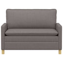 Sofa Gråbrun 126 x 81 x 87,5 cm Stof