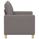 Sofa Gråbrun 126 x 81 x 87,5 cm Stof