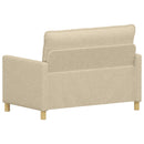 Sofa Cremefarvet 126 x 81 x 87,5 cm Stof