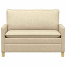 Sofa Cremefarvet 126 x 81 x 87,5 cm Stof