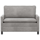 Sofa Lysegrå 126 x 81 x 87,5 cm Fløjl