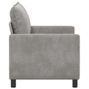Sofa Lysegrå 126 x 81 x 87,5 cm Fløjl