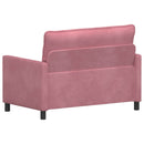 Sofa Lyserød 126 x 81 x 87,5 cm Fløjl