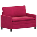 Sofa Vinrød 126 x 81 x 87,5 cm Fløjl