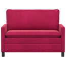 Sofa Vinrød 126 x 81 x 87,5 cm Fløjl
