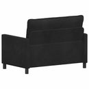 Sofa Sort 126 x 81 x 87,5 cm Fløjl