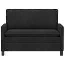 Sofa Sort 126 x 81 x 87,5 cm Fløjl