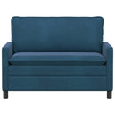 Sofa Blå 126 x 81 x 87,5 cm Fløjl