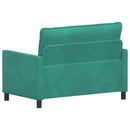 Sofa Turkis 126 x 81 x 87,5 cm Fløjl