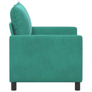 Sofa Turkis 126 x 81 x 87,5 cm Fløjl