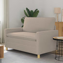 Sofa Lysegrå 126 x 81 x 87,5 cm Stof