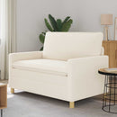 Sofa Cremefarvet 126 x 81 x 87,5 cm Stof