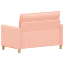 Sofa Lyserød 126 x 81 x 87,5 cm Stof