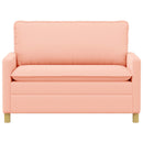 Sofa Lyserød 126 x 81 x 87,5 cm Stof