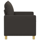 Sofa Mørkegrå 126 x 81 x 87,5 cm Stof