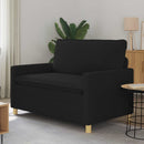 Sofa Sort 126 x 81 x 87,5 cm Stof