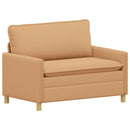 Sofa Beige 126 x 81 x 87,5 cm Stof