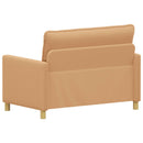 Sofa Beige 126 x 81 x 87,5 cm Stof