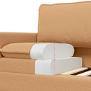 Sofa Beige 126 x 81 x 87,5 cm Stof