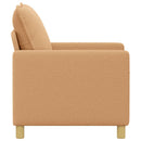 Sofa Beige 126 x 81 x 87,5 cm Stof