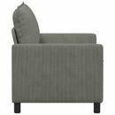 Sofa Lysegrå 126 x 81 x 87,5 cm Stof