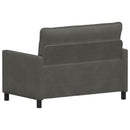 Sofa Mørkegrå 126 x 81 x 87,5 cm Stof