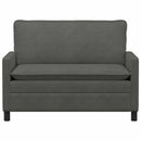 Sofa Mørkegrå 126 x 81 x 87,5 cm Stof