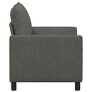Sofa Mørkegrå 126 x 81 x 87,5 cm Stof