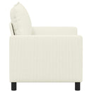 Sofa Cremefarvet 126 x 81 x 87,5 cm Stof