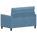 Sofa Blå 126 x 81 x 87,5 cm Stof