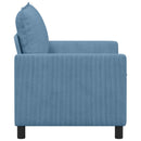Sofa Blå 126 x 81 x 87,5 cm Stof