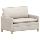 Sofa Cremefarvet 126 x 81 x 87,5 cm Polyester