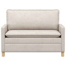 Sofa Cremefarvet 126 x 81 x 87,5 cm Polyester