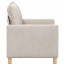 Sofa Cremefarvet 126 x 81 x 87,5 cm Polyester