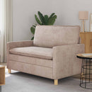 Sofa Beige 126 x 81 x 87,5 cm Polyester