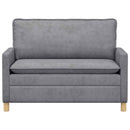 Sofa Lysegrå 126 x 81 x 87,5 cm Polyester