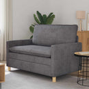 Sofa Mørkegrå 126 x 81 x 87,5 cm Polyester