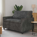 Sofa Mørkegrå 126 x 81 x 87,5 cm Polyester