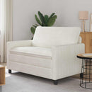 Sofa Cremefarvet 126 x 81 x 87,5 cm Polyester