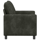 Sofa Antracit 126 x 81 x 87,5 cm Polyester
