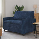 Sofa Mørkeblå 126 x 81 x 87,5 cm Polyester
