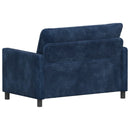 Sofa Mørkeblå 126 x 81 x 87,5 cm Polyester