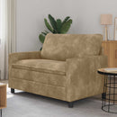 Sofa Gråbrun 126 x 81 x 87,5 cm Polyester